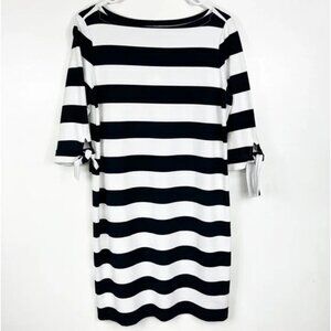 Lauren Ralph Lauren LRL Striped Dress Women's Size Medium Excellent very gently